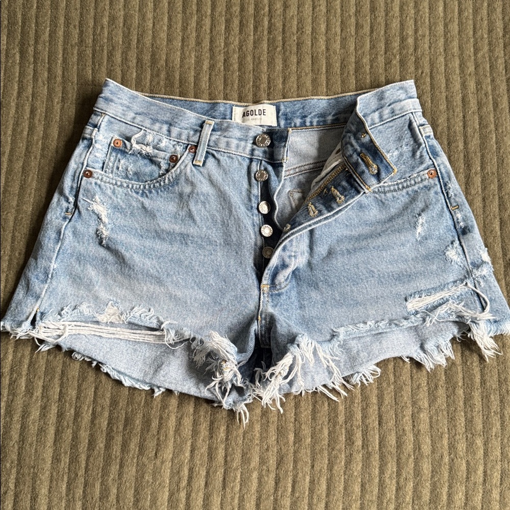euc agolde parker vintage cut off short - Picture 4 of 11